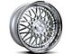 Rennen CSL-5 Silver Machined with Chrome Step Lip Wheel; 20x8.5 (2024 Mustang)